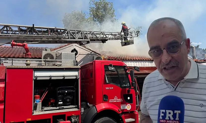 Fethiye Balık Hali'nde yangına müdahale sürüyor: Esnaf tepkili