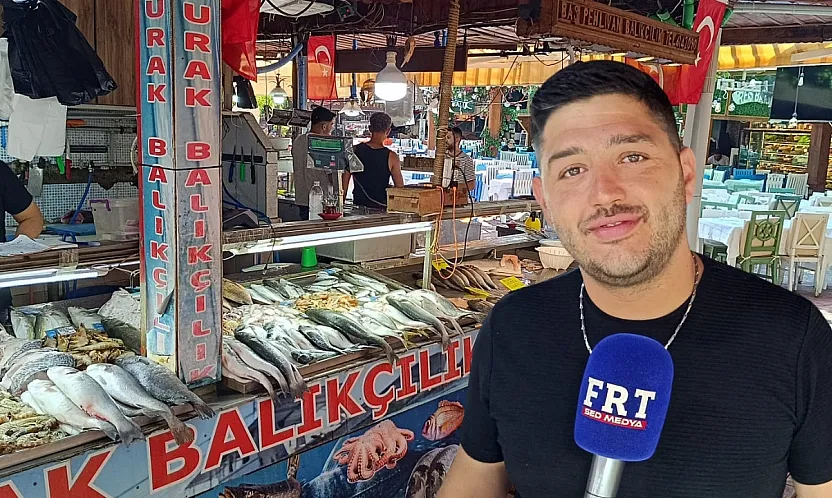 Fethiye Balık Pazarı'nda sezonun gözdesi 'çupra ve levrek'