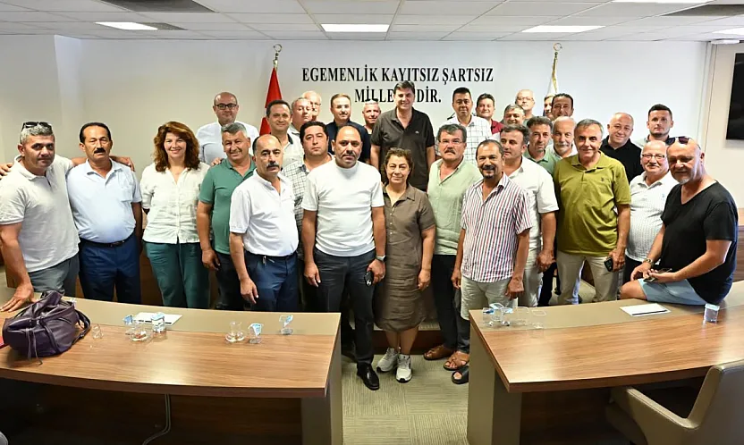 Fethiye Belediye Başkanı Alim Karaca mahalle muhtarlarıyla bir araya geldi