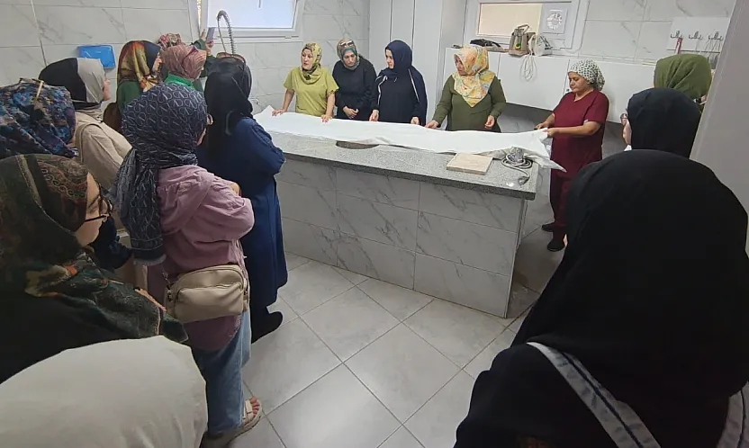Fethiye Belediyesi'nden gassallık kursiyerlerine uygulamalı eğitim desteği