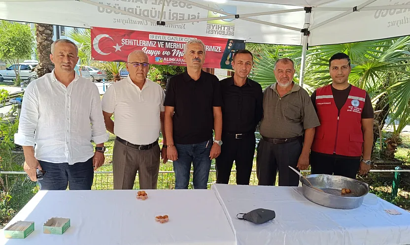 Fethiye Belediyesi'nden 'Gaziler Günü' öncesi lokma ikramı