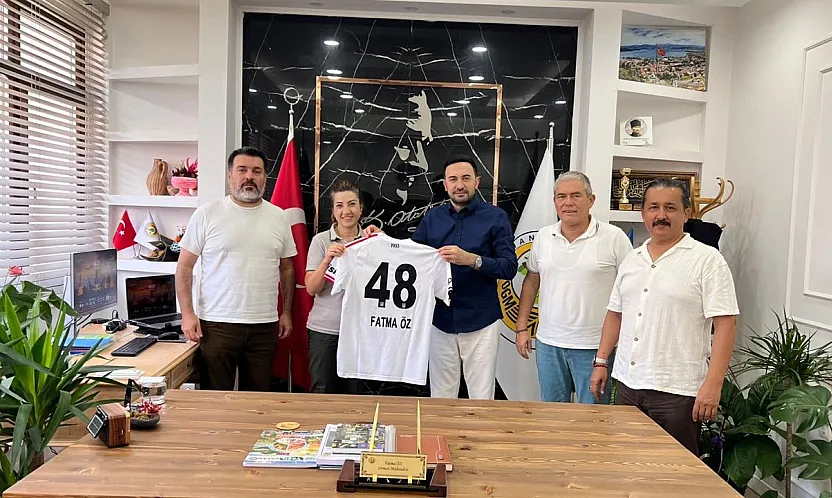 Fethiye Beşiktaş Taraftarlar Derneği'nden Orman İşletme Müdürü Fatma Öz'e Hayırlı Olsun Ziyareti