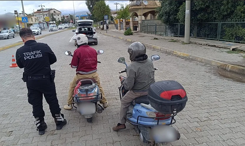 Fethiye Çalıca'da Trafik Denetimi