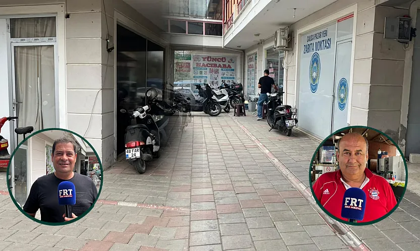 Fethiye Çalıca Kapalı Pazaryeri esnafı motorlardan dertli