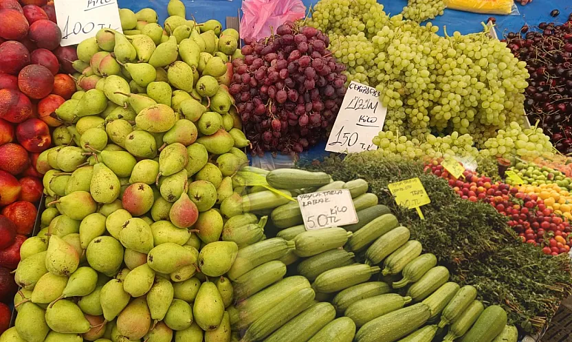 Fethiye Çalış Pazarı'nda Bu Hafta Meyve ve Sebze Fiyatları Ne Kadar?