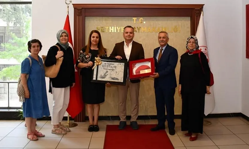 Fethiye'de 15 Temmuz ruhunu yaşatan anlamlı ziyaret