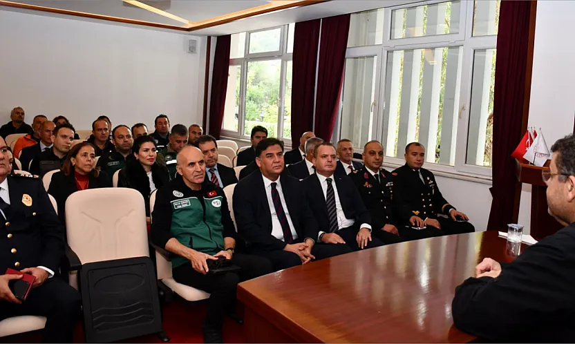 Fethiye'de afetlere karşı koordinasyon toplantısı: Sel ve su baskını riskleri ele alındı