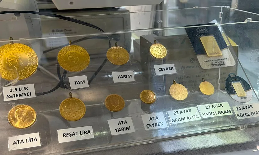 Fethiye'de altın fiyatları: Çeyrek altın 10 bin 650 liradan satışta