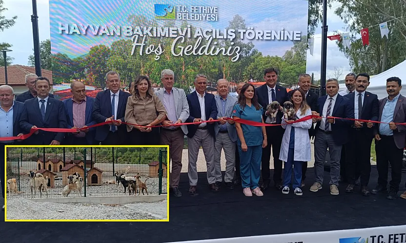 Fethiye'de can dostlar için kapsamlı yaşam alanı açıldı