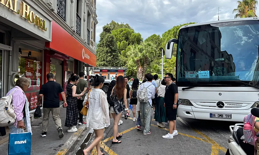 Fethiye'de Çinli turist hareketliliği sürüyor