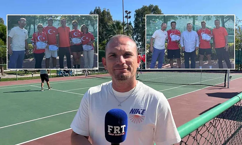 Fethiye'de Cumhuriyet Bayramı Tenis Turnuvası'nda şampiyonlar belli oldu