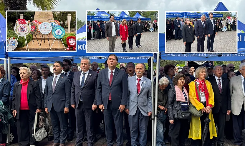 Fethiye'de Cumhuriyet coşkusu alternatif çelenk töreniyle sürdü
