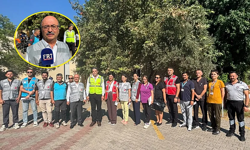 Fethiye'de deprem senaryosu uygulandı: Başhekim Okulu tatbikatı değerlendirdi