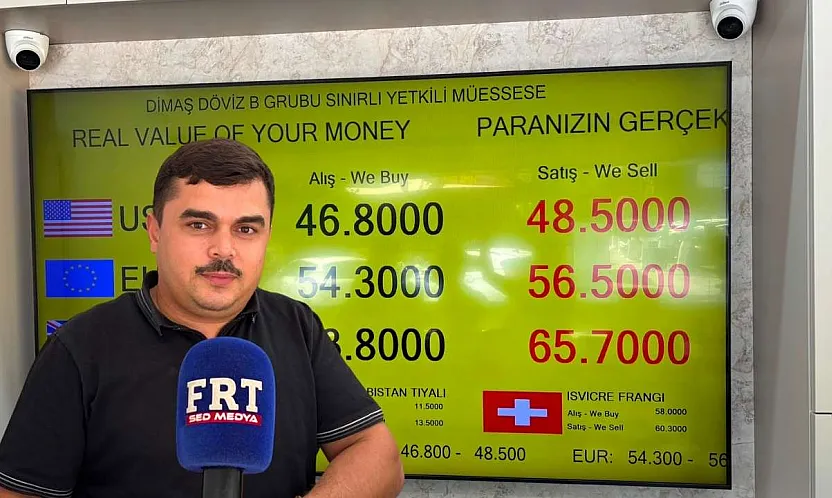 Fethiye'de döviz piyasasında haftanın kapanışı: Dolar 48,50 TL'yi gördü