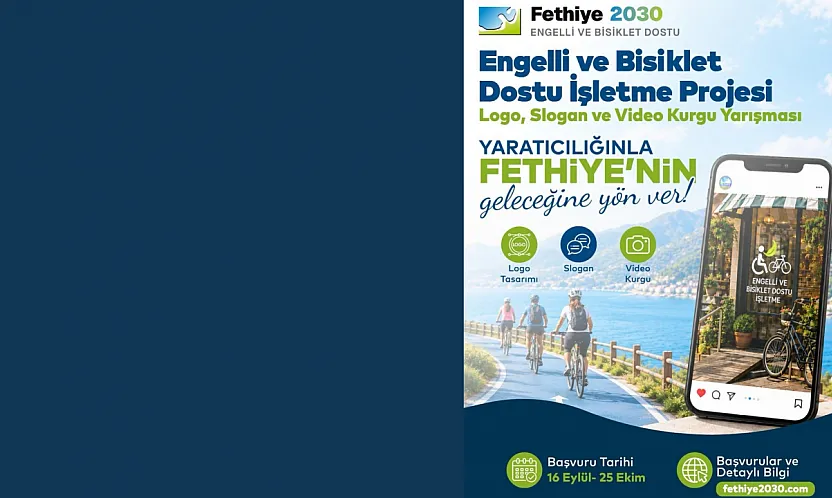 Fethiye'de Engelli ve Bisiklet Dostu İşletme Projesi İçin Yarışma Başladı