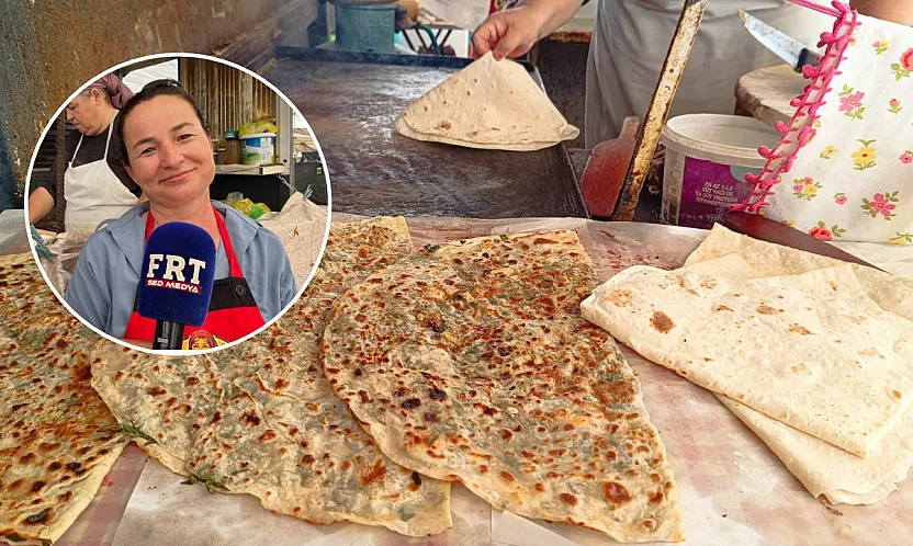 Fethiye'de Gözleme Tezgahının Favorisi Otlu Peynirli Oldu