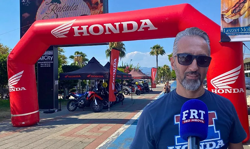 Fethiye'de Honda motosiklet sergisi başladı: Motor tutkunları Uğur Mumcu Parkı'na davet edildi