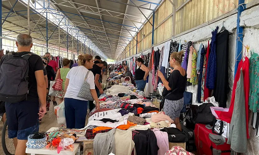 Fethiye'de 'İkinci El Pazarı'na yoğun ilgi: Hem bütçeye hem geri dönüşüme katkı