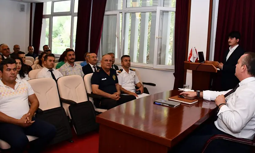 Fethiye'de ilçe idare şube başkanları toplantısı gerçekleştirildi
