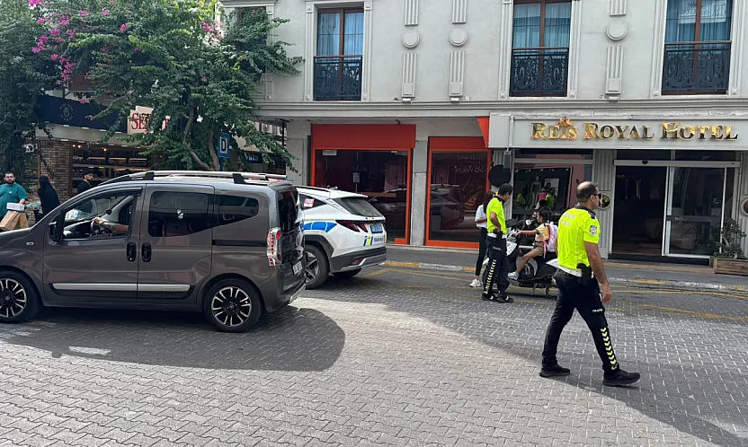 Fethiye'de Kandönmezler Kavşağı'nda trafik denetimi sürüyor