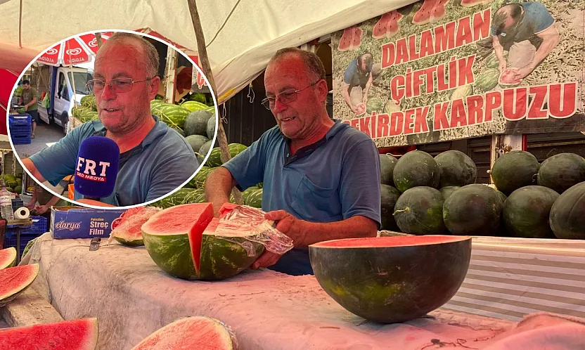 Fethiye'de karpuz sezonu hareketlendi: Dalaman Cezaevi üretimi karpuzlar pazarda ilgi görüyor