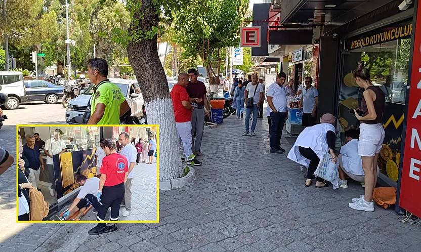 Fethiye'de karşıdan karşıya geçen yayaya otomobil çarptı