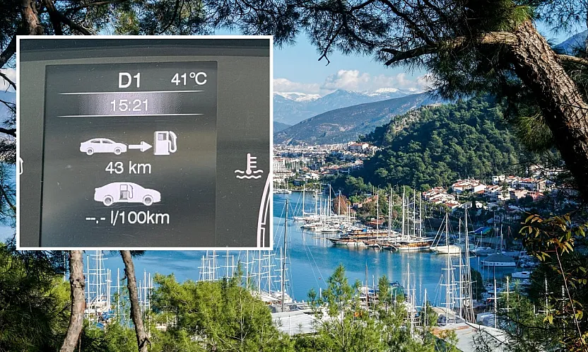 Fethiye'de kavurucu sıcaklık: Termometreler 41 dereceyi gösterdi