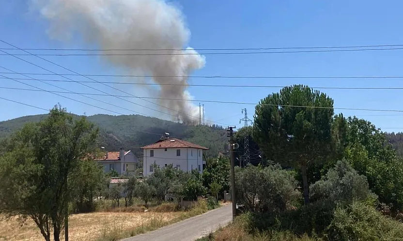 Fethiye'de kontrol altındaki yangın yeniden alevlendi