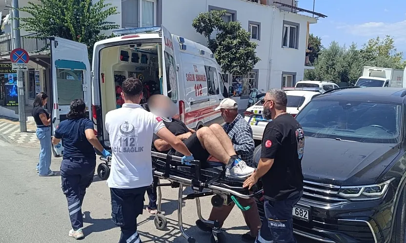 Fethiye'de motosiklet sürücüsü kazadan kaçmak isterken yaralandı