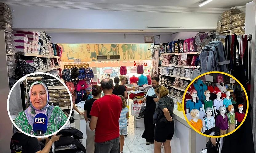 Fethiye'de okul kıyafeti sezonu başladı: Ayfer Kıvrak'tan velilere 'erken alışveriş' çağrısı