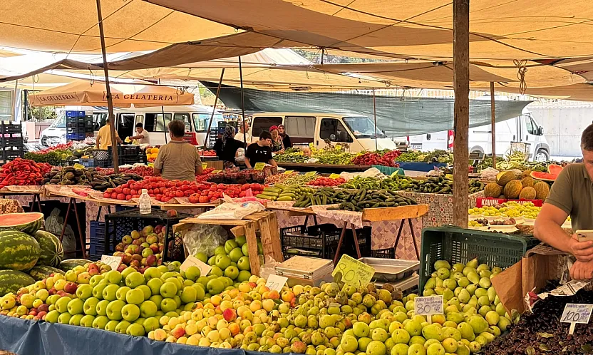 Fethiye'de Perşembe Pazarı'nın fiyat tablosu