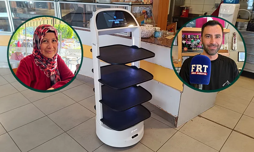 Fethiye'de robot garson dönemi
