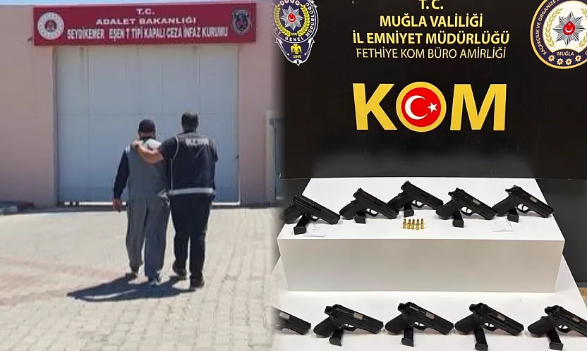 Fethiye'de ruhsatsız silah operasyonu
