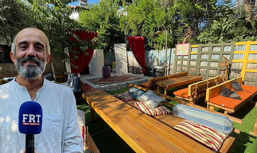 Fethiye'de sanat, kafe ve sahne aynı çatıda buluştu: 'Mutlu Bahçe'