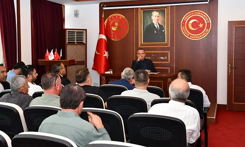 Fethiye'de servis taşımacılığı için muhtarlar ve kooperatifler biraraya geldi