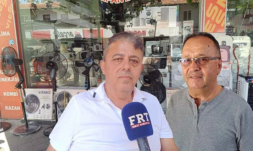 Fethiye'de sıcaklar vantilatör ve klima talebini artırdı