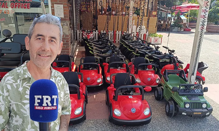 Fethiye'de tatilcilerin elektrikli araç keyfi