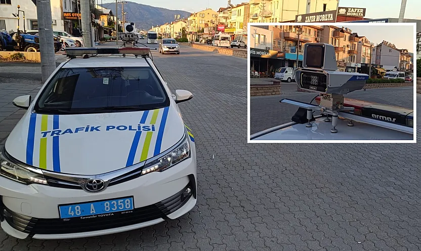 Fethiye'de Trafik Ekiplerinden Hız Denetimi