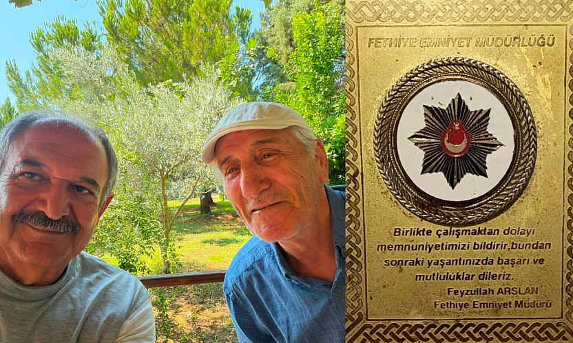 Fethiye'de Vefa: Feyzullah Arslan, 24 Yıl Önce Birlikte Çalıştığı Nihat Süel ile Buluştu