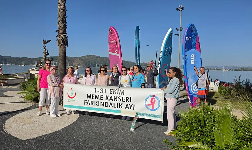 Fethiye'de 'Yaşam İçin Yarış' etkinliğiyle erken tanıya dikkat çekildi