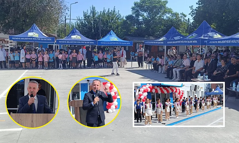 Fethiye'de yeni eğitim öğretim yılı çocukların neşesiyle kapılarını açtı