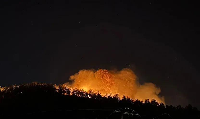 Fethiye'deki yangın büyük ölçüde kontrol altında