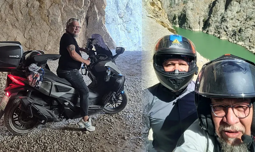 Fethiye'den yola çıktılar, 4 bin 800 kilometrelik motosiklet rotasında nefes kesen durak