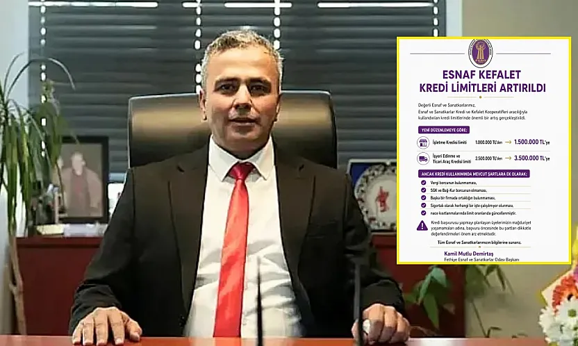 Fethiye Esnafına Müjde: Kredi Limitleri Artırıldı