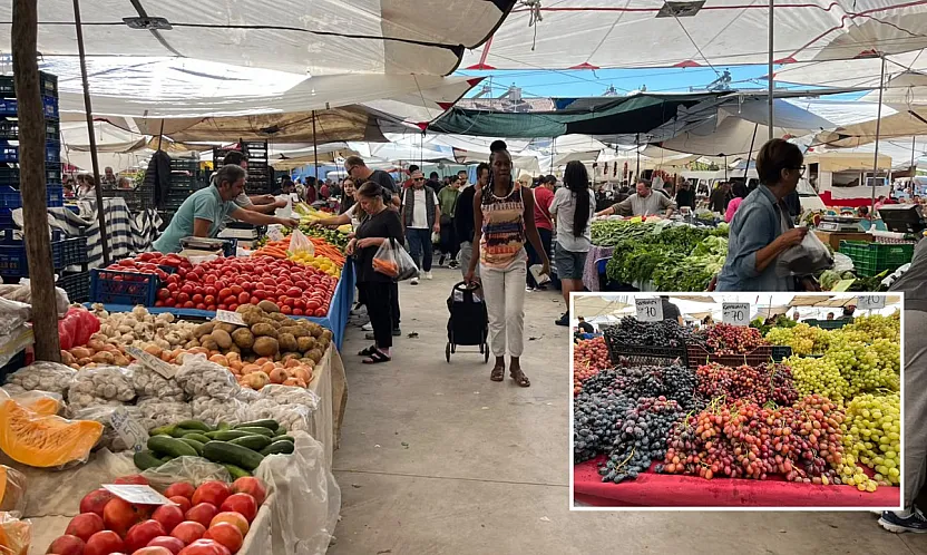 Fethiye Foça Pazarı'nda Sebze ve Meyve Fiyatları