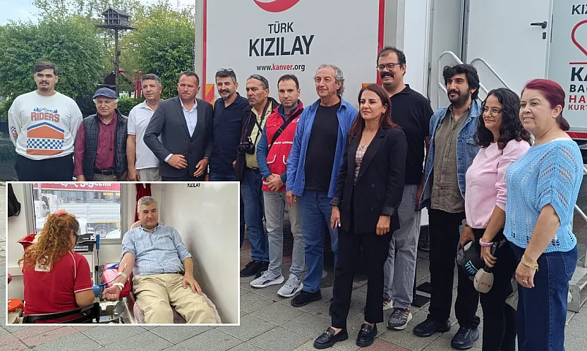 Fethiye Gazeteciler Derneği ve Türk Kızılayından kan bağışı kampanyası