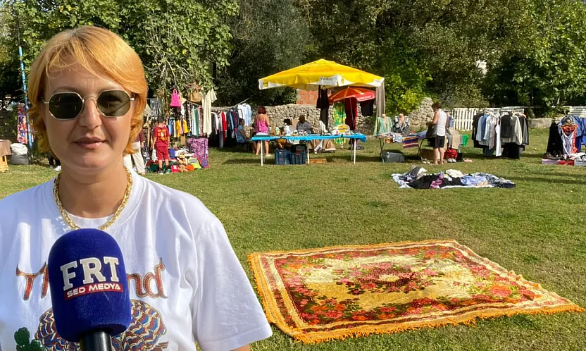 Fethiye Kayaköy'de İkinci El Pazarı'na Yoğun İlgi