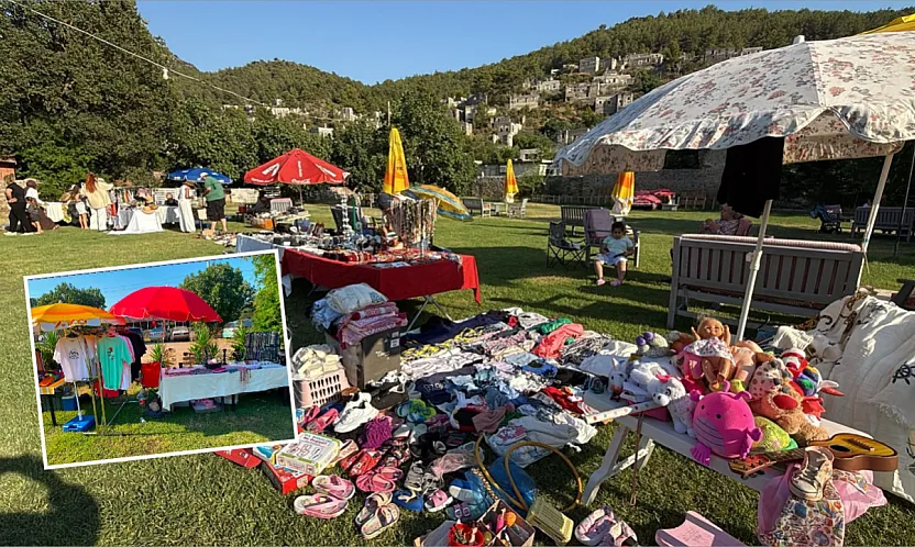 Fethiye Kayaköy'de 'Kadın Emeği Pazarı': Her pazar dayanışma ve üretim buluşuyor