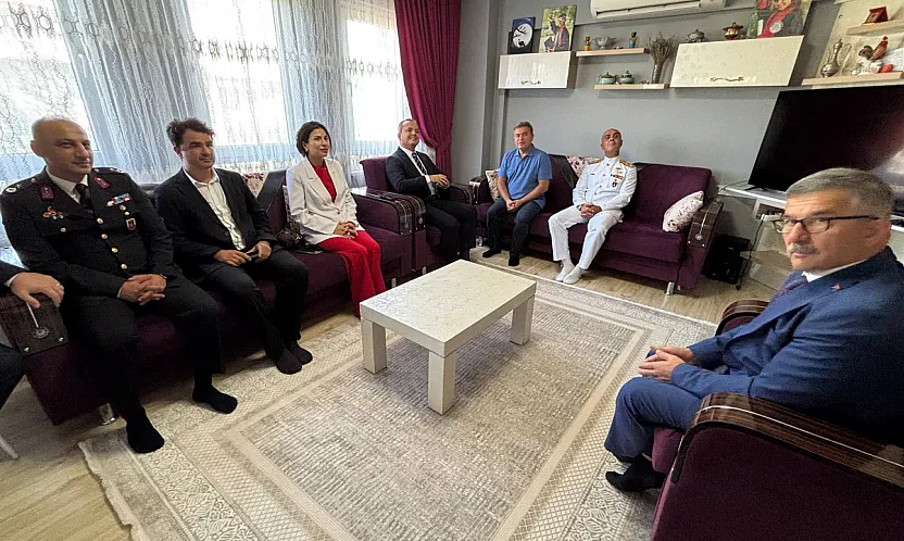 Fethiye Kaymakamı Akkaya'dan Gazi Mustafa Kebapçı'ya Ziyaret
