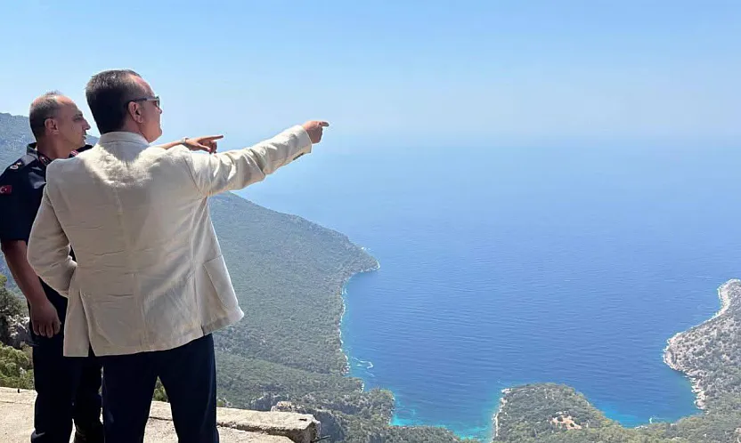 Fethiye Kaymakamı Akkaya, Yediburunlar'da incelemelerde bulundu